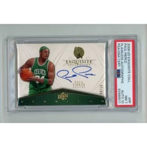 2008-09 Paul Pierce 40/50 Auto Upper Deck Exquisite PSA 7/ 10 Autographs - Picture 1 of 2