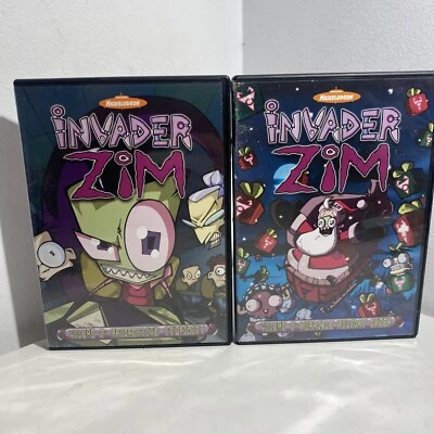 Invader Zim Volume 2 & 3 (4 DVD Set) Anime Nickelodeon Region 1 - 🦁 - Image 1 of 4