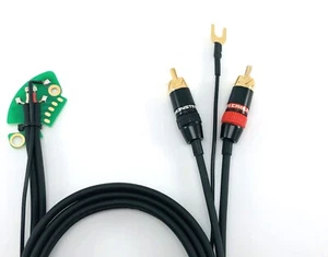 Cavo RCA Audio Giradischi Technics SL 1200 1210 MK2, MK3, MK5, MK6 - Imagen 1 de 16