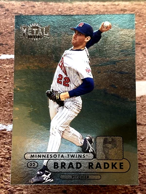 1998 Skybox Metal Universe Brad Radke #49 - Image 1 of 2