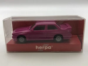 HERPA 2061 BMW E30 M3 -PURPLE H0 1:87- GOOD IN BOX - 361 - Imagen 1 de 5