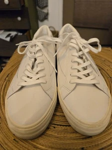 Madewell size 12.5 Sidewalk Low-Top Sneakers in Leather - Picture 1 of 7