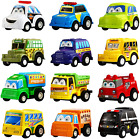 12 Pcs Kids Diecast Toy Mini Pull Back Cars Truck for Baby Toddlers Gift Vehicle