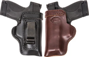 HD Concealed RH LH OWB IWB Leather Gun Holster For Glock 26 27 33 w Laserguard - Picture 1 of 4