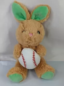 HugFun hellbraunes Kaninchen Plüsch Baseball 10 Zoll Stofftier Spielzeug - Bild 1 von 8