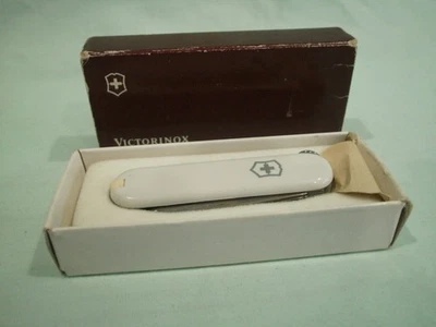 CUCHILLO INOXIDABLE VICTORINOX SUIZA BLANCO VINTAGE - Foto 1 de 4