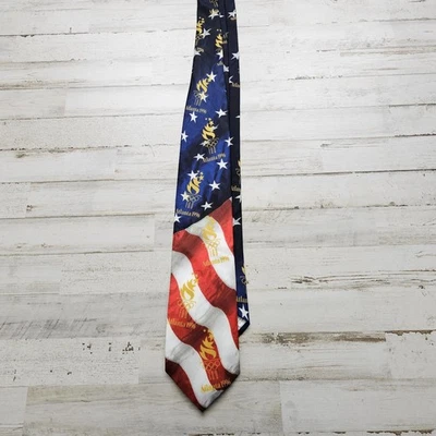 亚特兰大 1996 年奥运会爱国美国国旗复古新奇领带 — 第 1/4 张图片