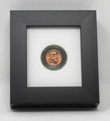 PENNY, 1 CENT 19mm COIN (NOT INCLUDED) SMALL DISPLAY FRAME - Image 1 of 4