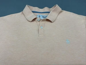 Penguin Original Herren Medium Pfirsich Piqué Polo Größe Medium - Bild 1 von 9