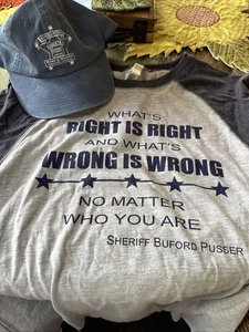 Sheriff Buford Pusser Kappe und T-Shirt Small - Bild 1 von 4