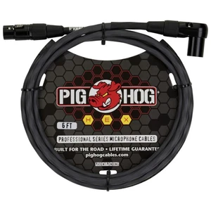 Pig Hog PHMH6GRR Hex Series 6-feet Right Angle Microphone Mic Cable XLR -... - Picture 1 of 1
