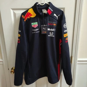 NWT Puma Aston Martin Red Bull Honda Racing Full Zip F1 Jacket Size XL Night Sky - Picture 1 of 16