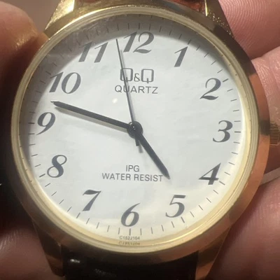 Q&Q Reloj Hombre Cuarzo C152j104 Batería Fresca Envío Gratis Foto 1 de 4