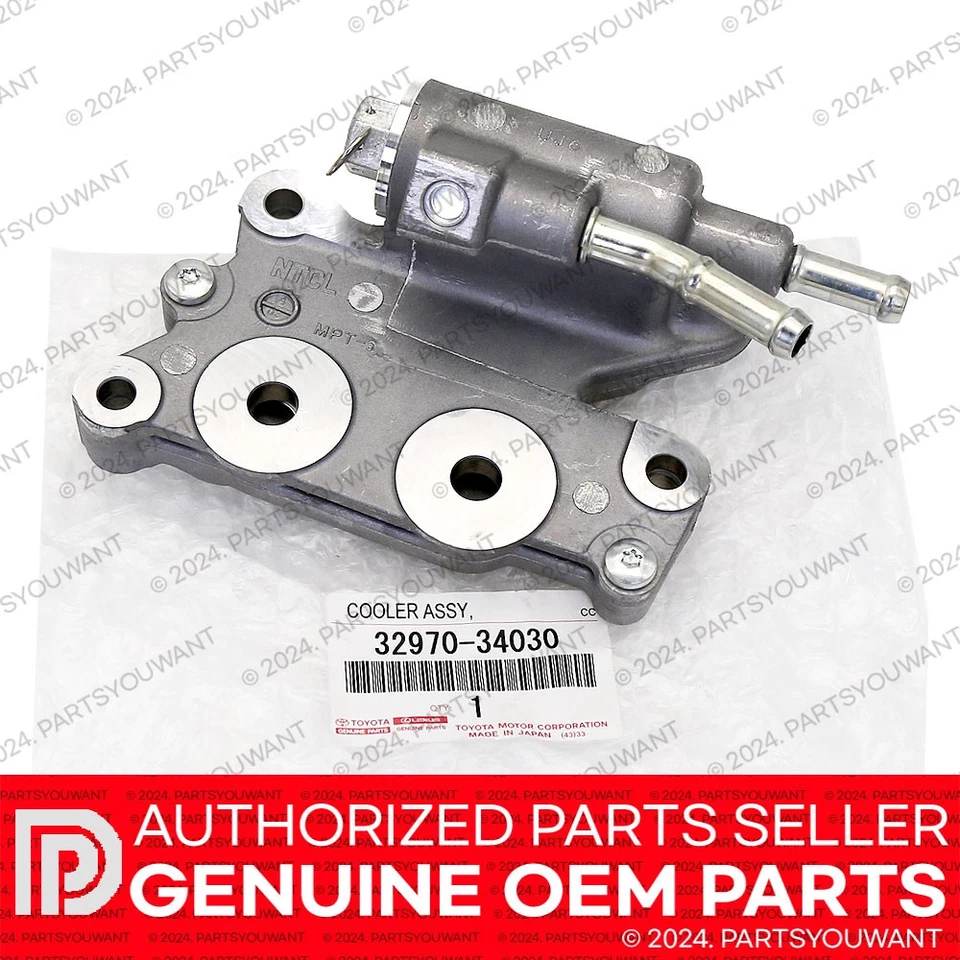 Toyota OEM 11-15 Tundra Transmission Oil Cooler-thermostat Unit 3297034030