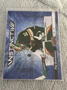 2023-24 Upper Deck Series 2 Instinctive Filip Gustavsson #IN-6 Sparkle Goalie - Picture 1 of 1