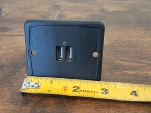 Lippert 706081 RV Dual-Port USB Charging Outlet 5V Camping Motorhome - Picture 1 of 3