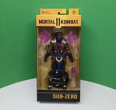 Figura de acción McFarlane Toys Mortal Kombat Sub-Zero (púrpura invierno) variante 7"  Foto 1 de 4