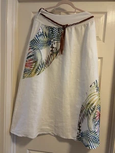 White Cotton Maxi Skirt Women, Size 14-16, new, no tag. - Picture 1 of 3