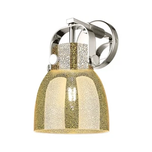 Innovations Lighting 423-1W-11-7 Pilaster II Bell Sconce Pilaster - Nickel - Picture 1 of 7