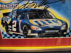 RUSTY WALLACE GERAHMT & MATTIERT 8x10 HANDSIGNIERTES FOTO KEIN COA NASCAR - Bild 1 von 8