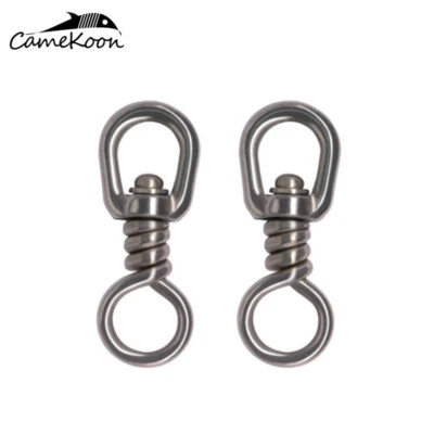 CAMEKOON Swivel Fishing Connector Stainless Steel Corrosion Resistance 165-407LB - Image 1 of 4