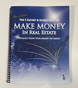 Ron LeGrand 5 Fastest Ways Make Money in Real Estate Houses 6 CDs & Workbook NEW - Imagen 1 de 16