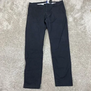 H&M Divided Skinny Pants Men's 36x30 Black Stretch Cotton Casual - Picture 1 of 9