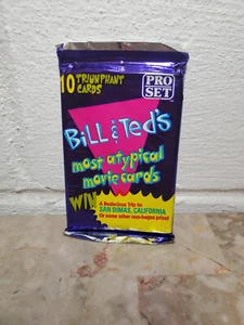 Bill & Ted's Most Atypical Movie Cards Pro Set Trading Cards 1-Pack (1991) - Picture 1 of 2