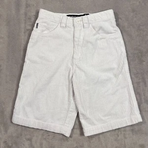 Billabong Shorts Boys Size 27 Waist White Corduroy Classic Vintage Surf Style - Picture 1 of 11