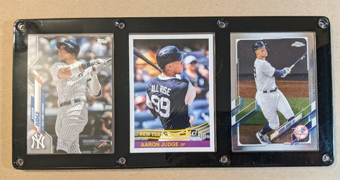 AARON JUDGE 3 CARD PLAQUE NEW YORK YANKEES Cover