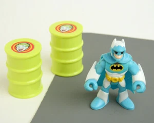 Fisher Price Imaginext DC Super Friends Artic Batman and 2 Joker Green Barrels - Picture 1 of 2