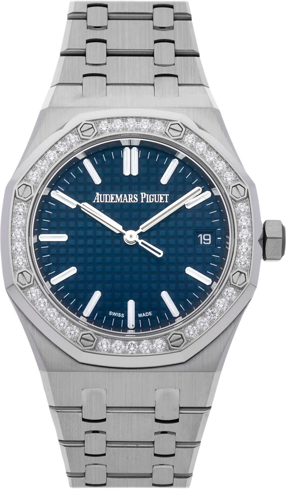Audemars Piguet Royal Oak Blue Men's Watch - 15551ST.ZZ.1356ST.05