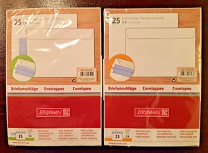 ⭐ Briefumschläge -  C6 / 25er / haftklebend / weiß / mit und ohne Fenster - OVP - Bild 1 von 2