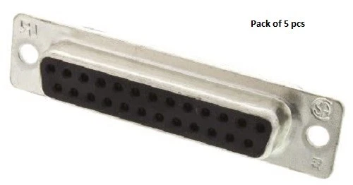 TE Connectivity Panel Mount Solder D-sub Connector (In a Pack of 5) - 5-747913-2 - Image 1 of 4