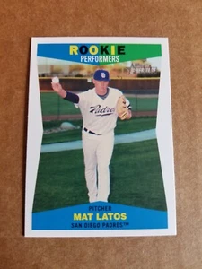 MAT LATOS 2009 TOPPS HERITAGE ALTOS NOVATOS DE RADIOCONTROL #RP-06 PADRES QTY - Imagen 1 de 2