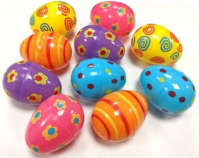 QUICKDRAW 20 Filler Easter Eggs Gioco Caccia alle uova modello assortito riempimento con prelibatezze QR58
