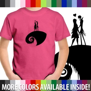 Toddler Kid Youth T-Shirt Graphic Nightmare Before Christmas Romantic Jack Sally - Picture 1 of 3