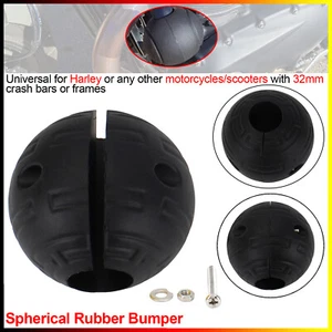 Protector parachoques goma bola barra choque moto anti-caída 32mm Frame Sliders - Imagen 1 de 12