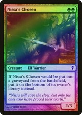 Nissa's Chosen FOIL Zendikar PLD Green Common MAGIC GATHERING CARD ABUGames