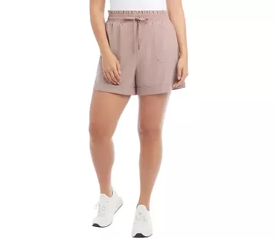 Pantalones cortos Danskin para mujer bolsa de papel, asta, talla M Foto 1 de 4