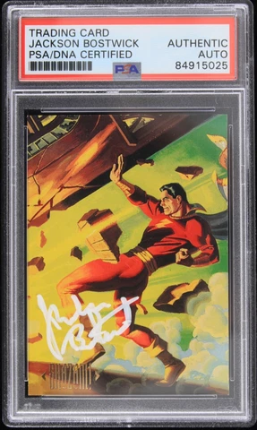 1994 Jackson Bostwick Signed Shazam Skybox Card (PSA/DNA Slabbed) Cover