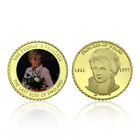 Pièce de monnaie en métal plaqué or Royal Diana du Royaume-Uni 20e défi collections de pièces