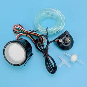2" Digital LCD EVO Car Turbo Boost Meter Psi Pressure Gauge Set 30-0-35PSI sh - Picture 1 of 10