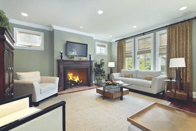 Superior WRT4536 Traditional Wood Burning Fireplace with Herringbone Panels - Image 1 of 4