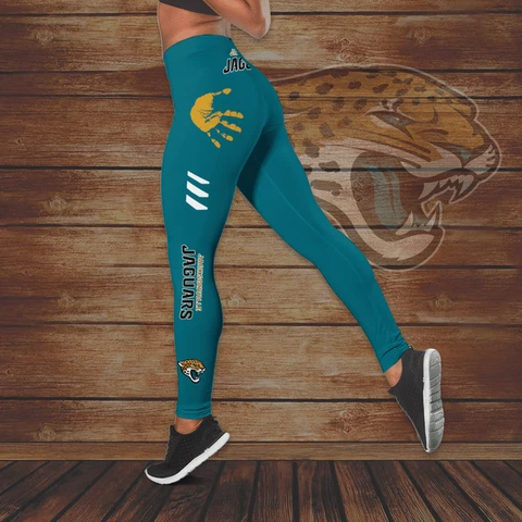 Jacksonville Jaguars Womens Butt Lifting Leggings High Waist Stretch Yoga Pants Cover
