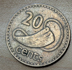 1969 Fiji 20 Cents Tabua - Picture 1 of 2