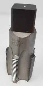 Greenfield Gewinde 385547 Rohrgewindebohrer, 1-1/4"-11-1/2, Halbboden, 5 Flöten, - Bild 1 von 4