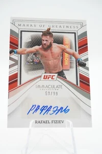 UFC - Immaculate 2023 - MG-RFZ - Rafael Fiziev - Marks of Greatness - /99 - Auto - Picture 1 of 2