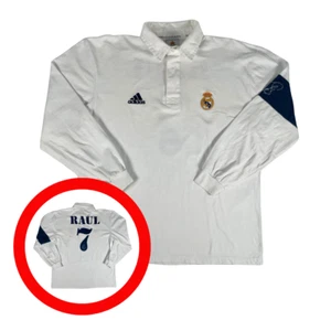 Real Madrid 2002 RAUL Adidas Official Football Shirt L Vintage Fußball Trikot - Bild 1 von 15