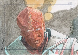 Star Trek Beyond Movie 2017, Roy Cover SketchaFEX sketch Card - Picture 1 of 2